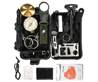 10-in-1 Emergency Survival Gear Kit